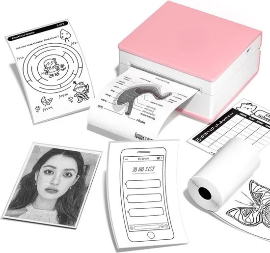 Stampante Portatile Mini - Fotoprinter - Stampante Mobili - Stampante da Palmo - Stampante Portatile Miniature