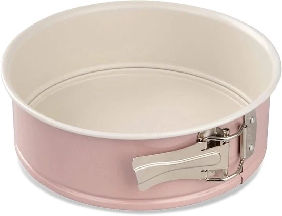 Spruzzino a forma di fiore Ø 20 cm - rivestimento antiscivolo - design retro - rosa/crema