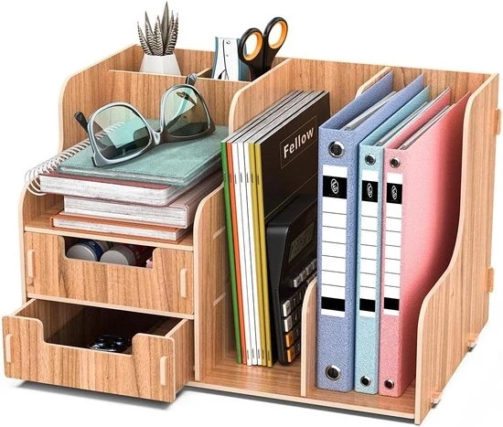 Organizzatore di Scrivania - Filetetto per Documenti e Carte per A4, libri, pennelli e quaderni