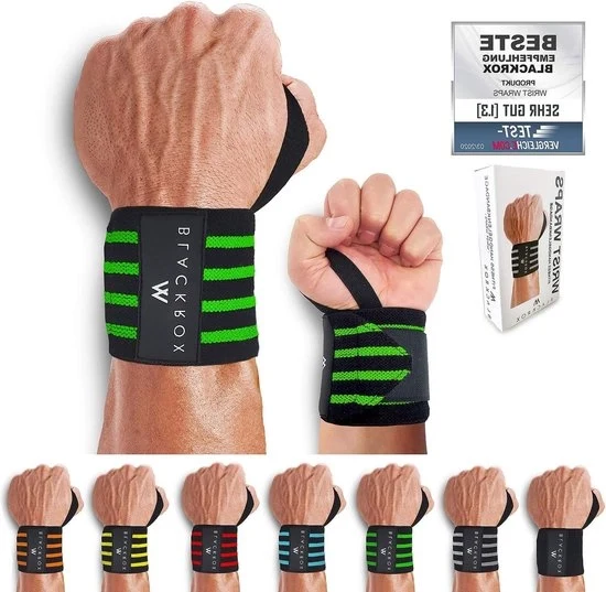 Bracciale stabilizzante per polso 2 pezzi per uomo e donna - stabilizzante e protettivo per sport fitness - powerlifting pesi lifting.