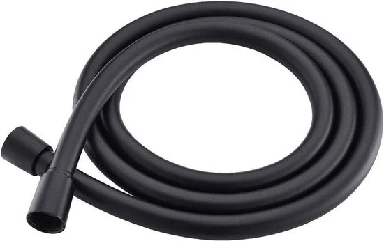 Doucheslang 2 m - Nero PVC - Alta pressione - Anticorrosivo
