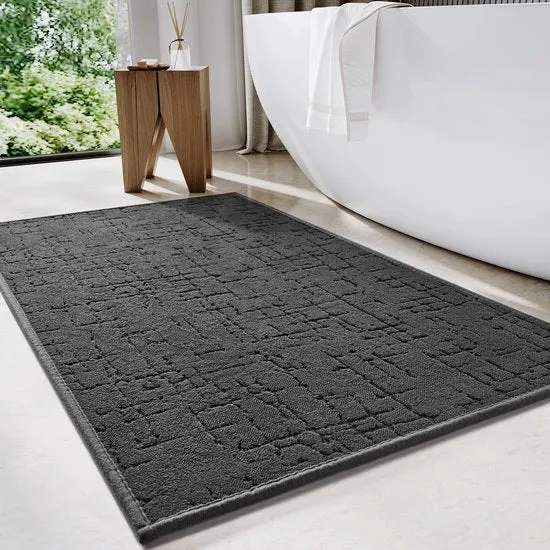 Matrice antiscivolo - lavabile - nero - 40 x 60 cm
