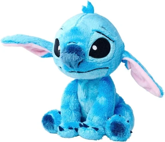 Cuscino di Peluche Disney Lilo & Stitch – Simba 6315876953 – 25 cm – Materiale Zucchero – Adatto a partire dai primi mesi