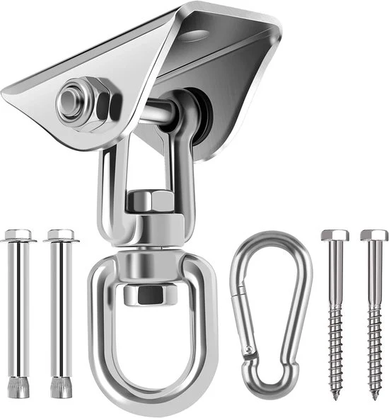 Puntino in Acciaio Inox - Capacità di Sostegno 450 kg - Rotazione 360° - Unico Pezzo