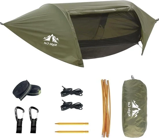 Tenda da campeggio con rete antizanzare - Impermeabile e ideale per il campeggio - 1 pezzo