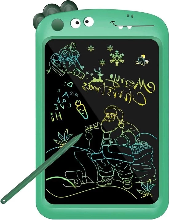 Tavolo da disegno per bambini - schermo colorato tablet da disegno - tavolo da scrivere regalo per Natale - compleanno tavolo da disegno per bambini 3-4-5-6 anni (85 pollici verde) con contenuto HTML Tavolo da disegno
