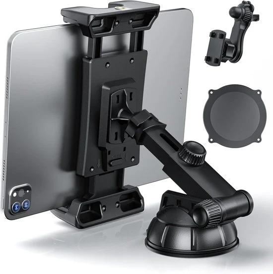Sostegno per tablet universale per auto - per parabrezza e cruscotto - Air Vent - ruotabile 360 gradi - supporto per auto regolabile - compatibile con iPad Mini - misura 55-9 pollici (7-12,9 pollici)