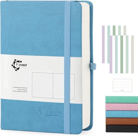 Libretto - Utile per annotazioni - 1 pezzo - Blu - Carta - Formato A5