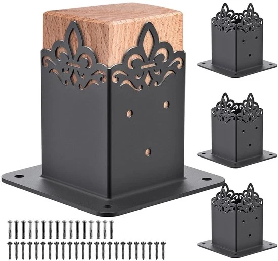 Base di palancina - utilizzo multifunzionale - 1 pezzo - acciaio - 16 x 9,4 x 9,4 cm