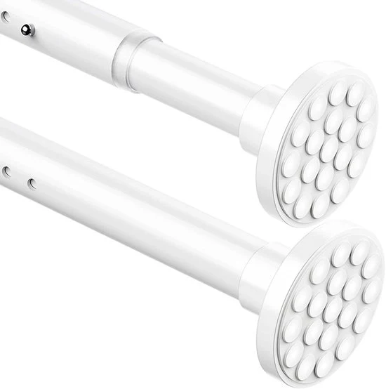 Telaio di tenda telescopico - lunghezza extra e spessore extra - 1 pezzo - acciaio inossidabile