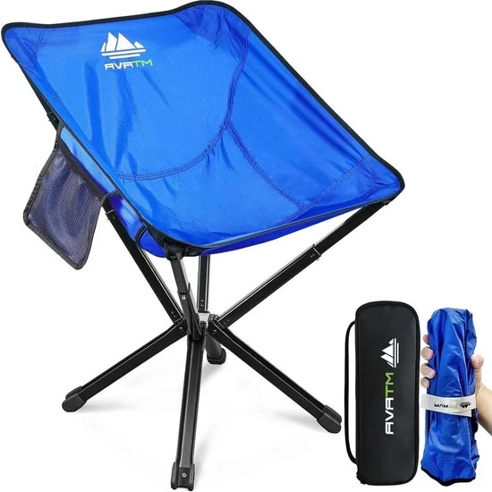 Camping-stool compattibile - trasportabile, installazione rapida - 1 pezzo - alluminio