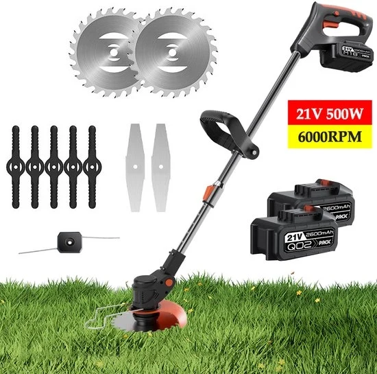 Tagliaerba - 500W - Senza Fili - 6000PRM - Regolabile