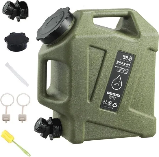 Contenitore d'acqua da campeggio - 11/12/18/25L Portatile con rubinetto per esterno - Carrello festa pesca camper