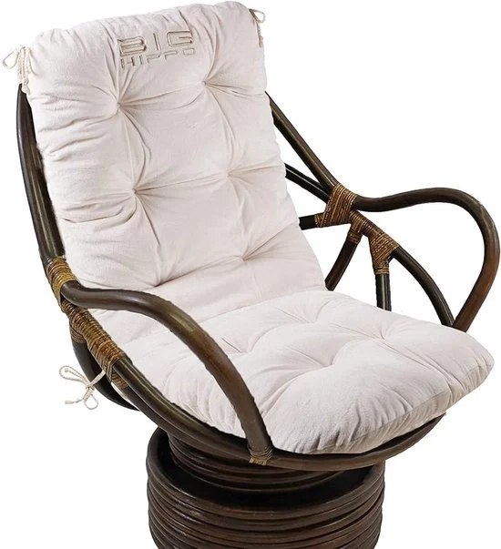 Cuscino di supporto morbido con alta schiena - versatile e confortevole - beige