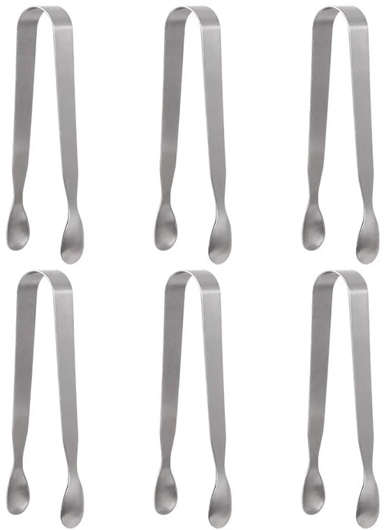 Set di 8 tenaglie per ghiaccio - Acciaio inossidabile - Progettazione ergonomico