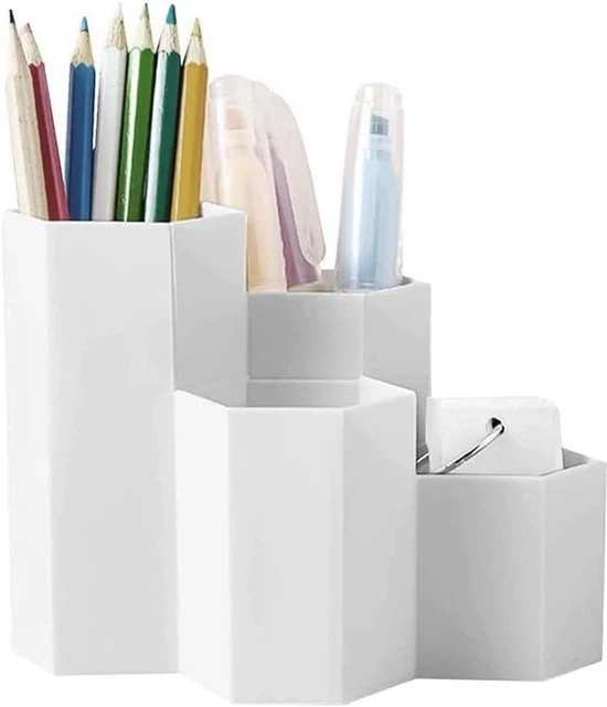 Penne multifunzionali - scrittura - 1 pezzo - bianco - plastica