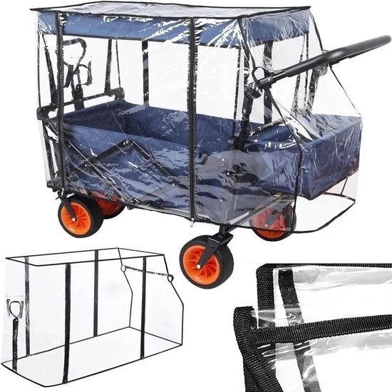 Ombrelloni universali per carrello da mano - trasparente - ripiegabile - accessori per il mare Bambino carrello