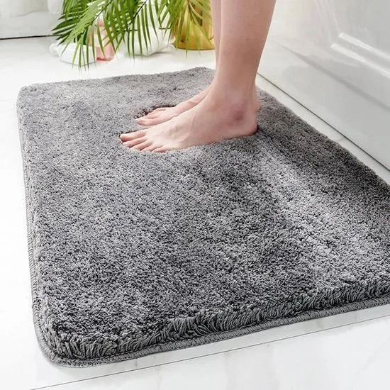 Matte da bagno antiscivolo e assorbente - 1 pezzo - Poliestere