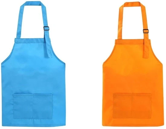 Cinturino per bambino - Grembiule da cucina e da pittore adattabile - 2 pezzi - Blu