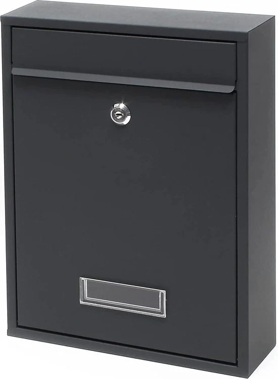 Borsa Postale Modello Mail Antracite - Borsa Postale Moderna 10005AN con Chiave