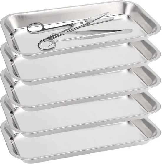 Dissen blatt in acciaio inossidabile - 5 pezzi - 22,5 x 11,7 cm - multifunzionale