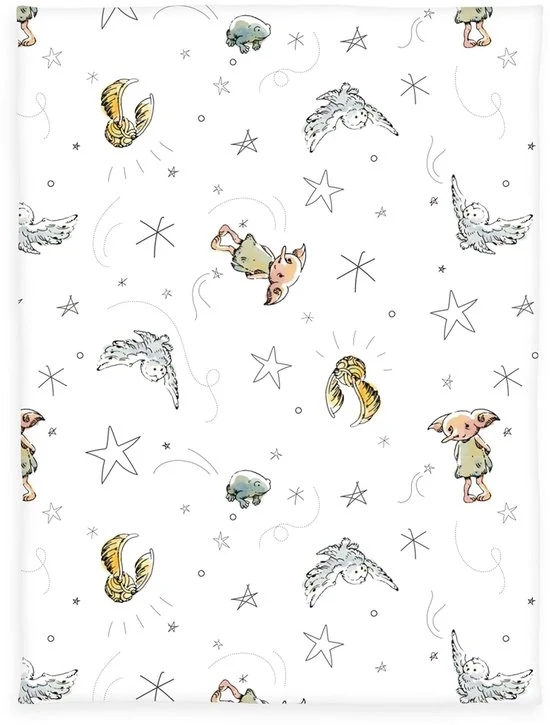 Bambino coperta morbida - tema Harry Potter - 1 pezzo - multicolore - 100% poliestere - 75x100 cm