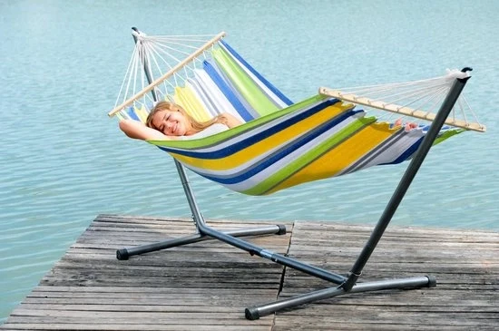 Sostegno per lettini in acciaio verniciato a specchio per lettini con dimensioni 270-320 cm fino a 120 kg - Duraturo e stabile
