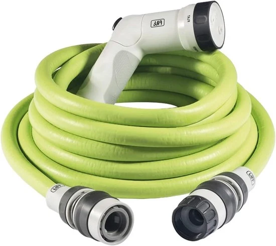 Serpentino estensibile per giardino - Compacto e leggero - 15 m - Limone