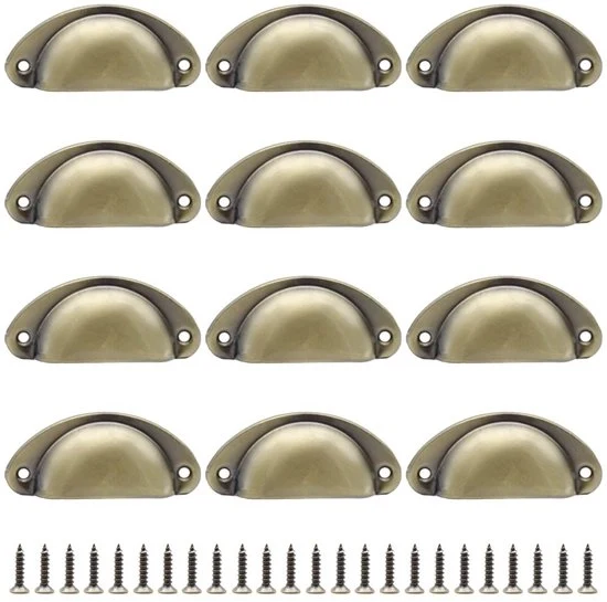 Accessori per Schelgrepen - Halfrond - 12 pezzi - Bronzo