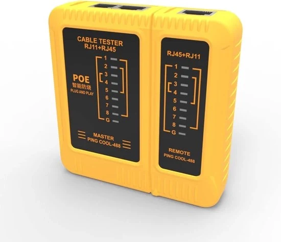 Testatore di cavi UTP - Testatore di rete - Tester di cavi - Tester di rete