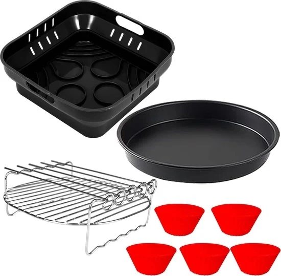 Accessori per Airfryer - Set di Accessori per Airfryer - Adatto per Fritture ad Aria Calda