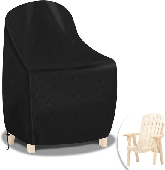 Copriossa per sedie a sdraio - Impermeabile e resistente ai raggi UV - 1 pezzo - Nero - 420D