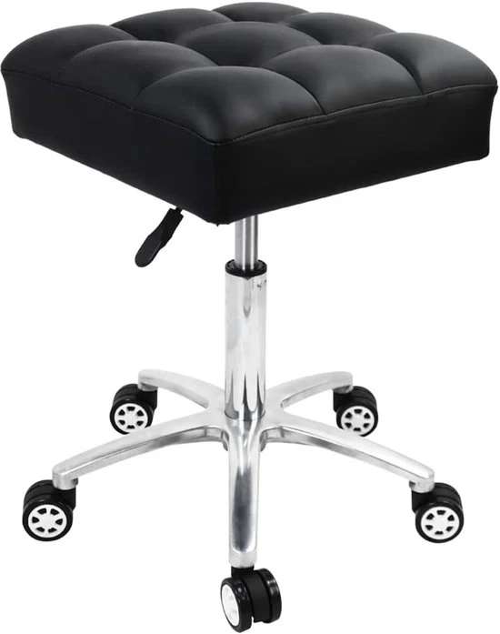 Sedia a rotelle regolabile - ergonomico e lussuoso - 1 pezzo - nero - schiuma inclinata e morbida