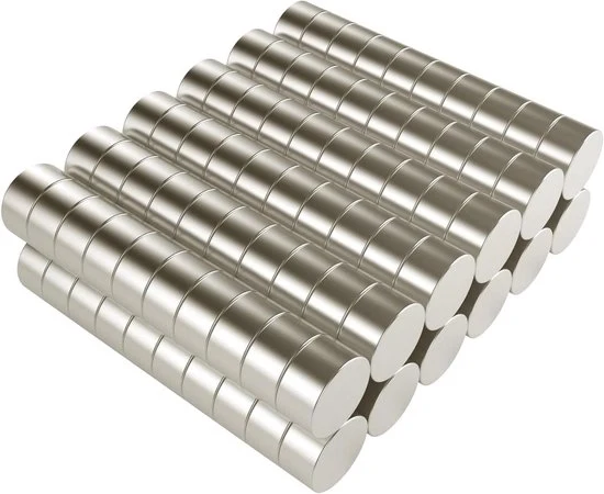 Mini magneti 6 x 3 mm - ideali per lavagne magnetiche e frigoriferi - 120 pezzi
