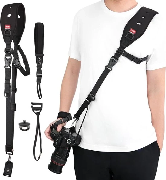 Set di sosteggi per macchina fotografica con cinturino per polso - per DSLR/SLR - 2 pezzi
