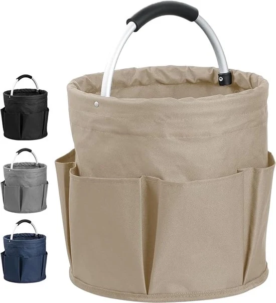 Portatile per il trasporto - Mandata multifunzionale - Cassa rotonda per giardino e attrezzi