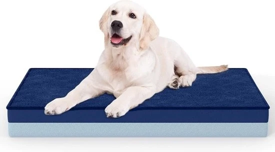 Cuscino per cani ortopedico - Dimensioni 120x80 cm - 2 densità - Lavabile - Culla per cani - Divano per cani - Letto per cani