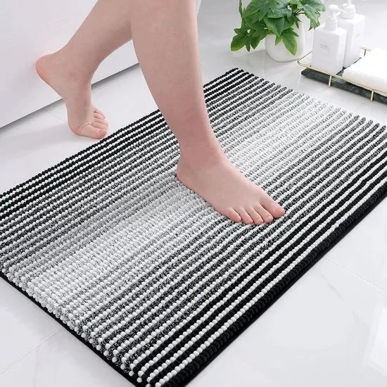 Tappeto da Bagno Antiscivolo - 1 pezzo - Chenille - Lusso