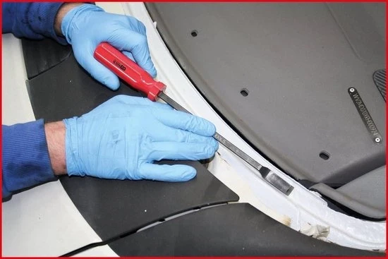 Schrappatrice per guarnizioni 125x300mm - per la rimozione di guarnizioni