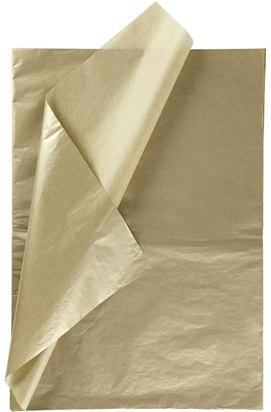 Papier trasparente semi-opaco - decorazione e artigianato - 10 pezzi - diverse colori