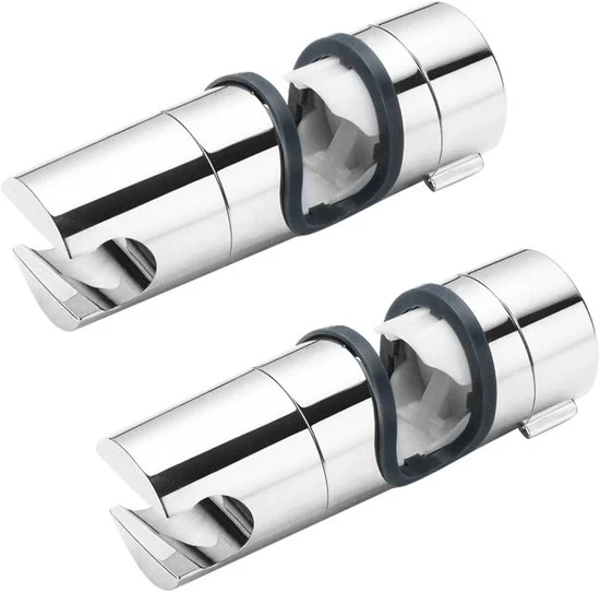Supporto per Doccia 360° Flessibile - Adatto per Doccia - 2 Pezzi - Cromo - ABS