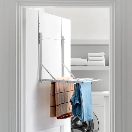 Asciugamano stendibile pieghevole - Risparmio di spazio - 1 pezzo - 41 x 44 x 58,5cm