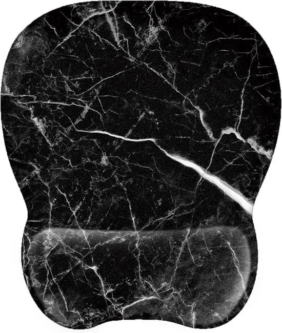 Matrice Ergonomica con Supporto per la Palma - Nero Marmo - 1 pezzo - Schiuma di Poliisobutene