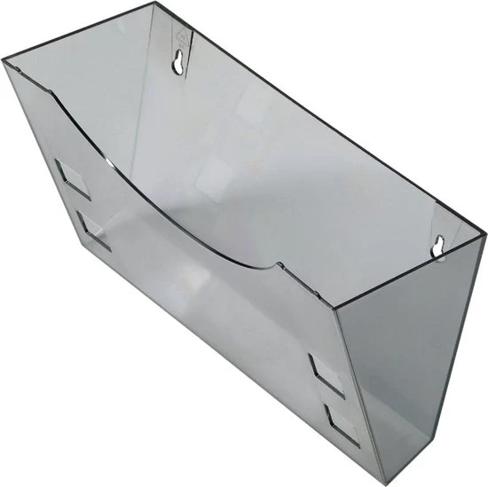 Sostegno da parete trasparente - stile e multifunzionale - grigio