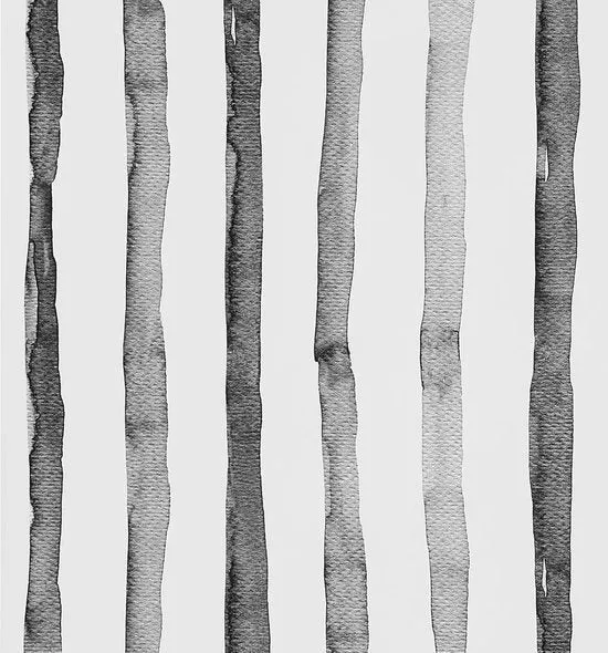 Contatto adesivo nero e bianco - impermeabile - 44,5 x 500 cm