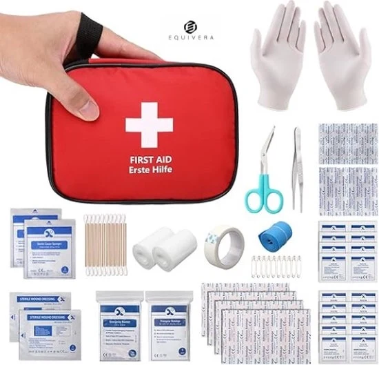 Kit di pronto soccorso per campeggio e attività all'aperto