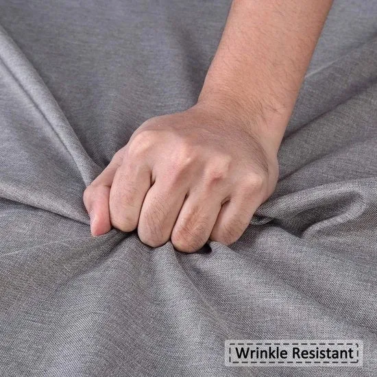 Doccia a vela per bagno - stile lussuoso - 1 pezzo - grigio - lino di cotone - 80 x 180 cm