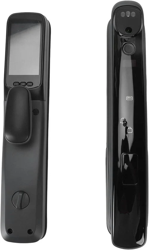Deur con camera - Sicurezza intelligente per 9 modalità di apertura AI-chip allarme anti-forzatura Cassetta in lega di alluminio Senza chiave Slot sottile con Modello: Specifica tecnica: Codice prodotto: