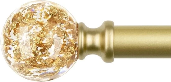 Tendina con Finestre Bling in Stile Ronde - Design Elegante - 32-144 pollici - Oro