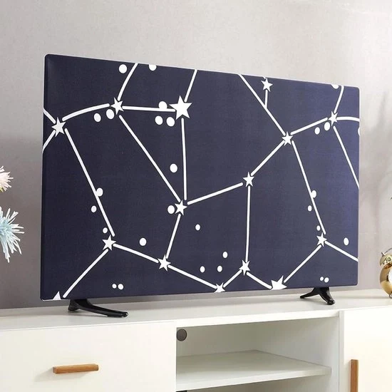 TV-hoes per Esterno - Protezione TV Universale per Smart TV - Protezione Elastica per TV da Soggiorno (50 pollici)